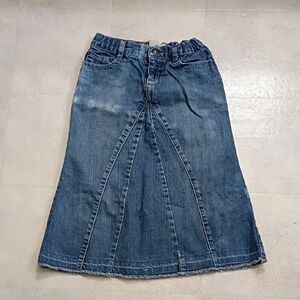 GAP Blue Denim Skirt with Elastic Waist